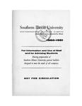 SIUE Undergraduate Catalog, 1960-1961