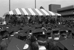 85-402; Outdoor Commencement on the Hairpin Drive by Southern Illinois University Edwardsville